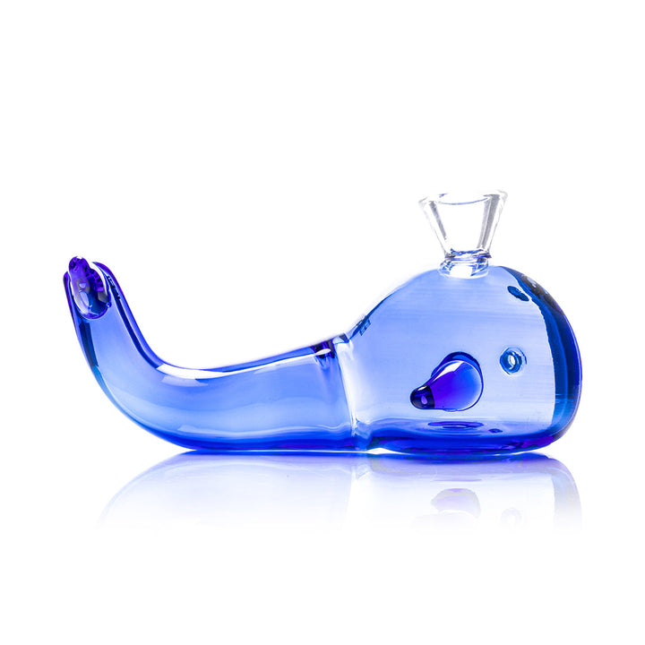 HEMPER - Blue Whale Hand Pipe 4"