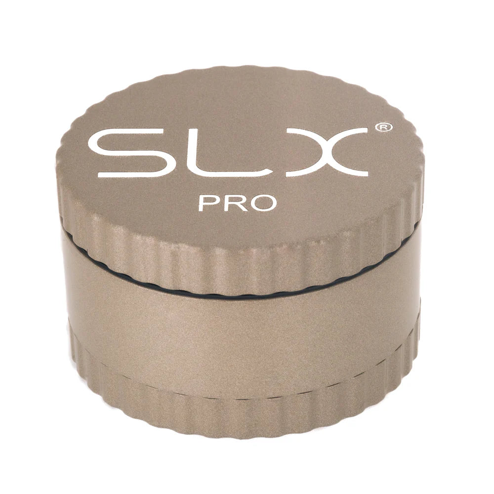 SLX Pro Grinder Aluminium Non Sticky 62 mm, Champagne Gold
