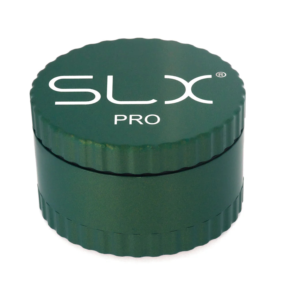 SLX Pro Grinder Aluminium Non Sticky 62 mm, Leaf Green