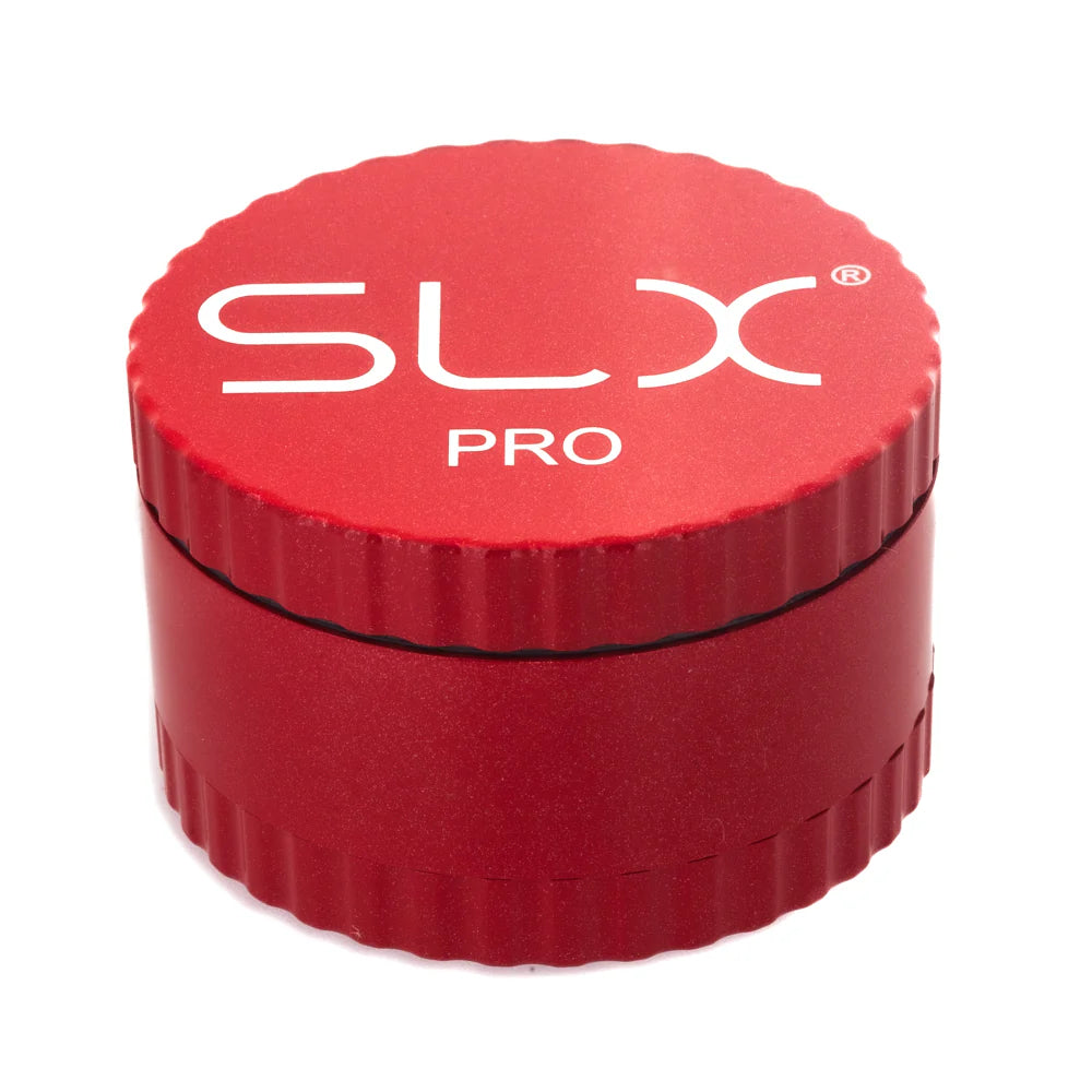 SLX Pro Grinder Aluminium Non Sticky 62 mm, Red