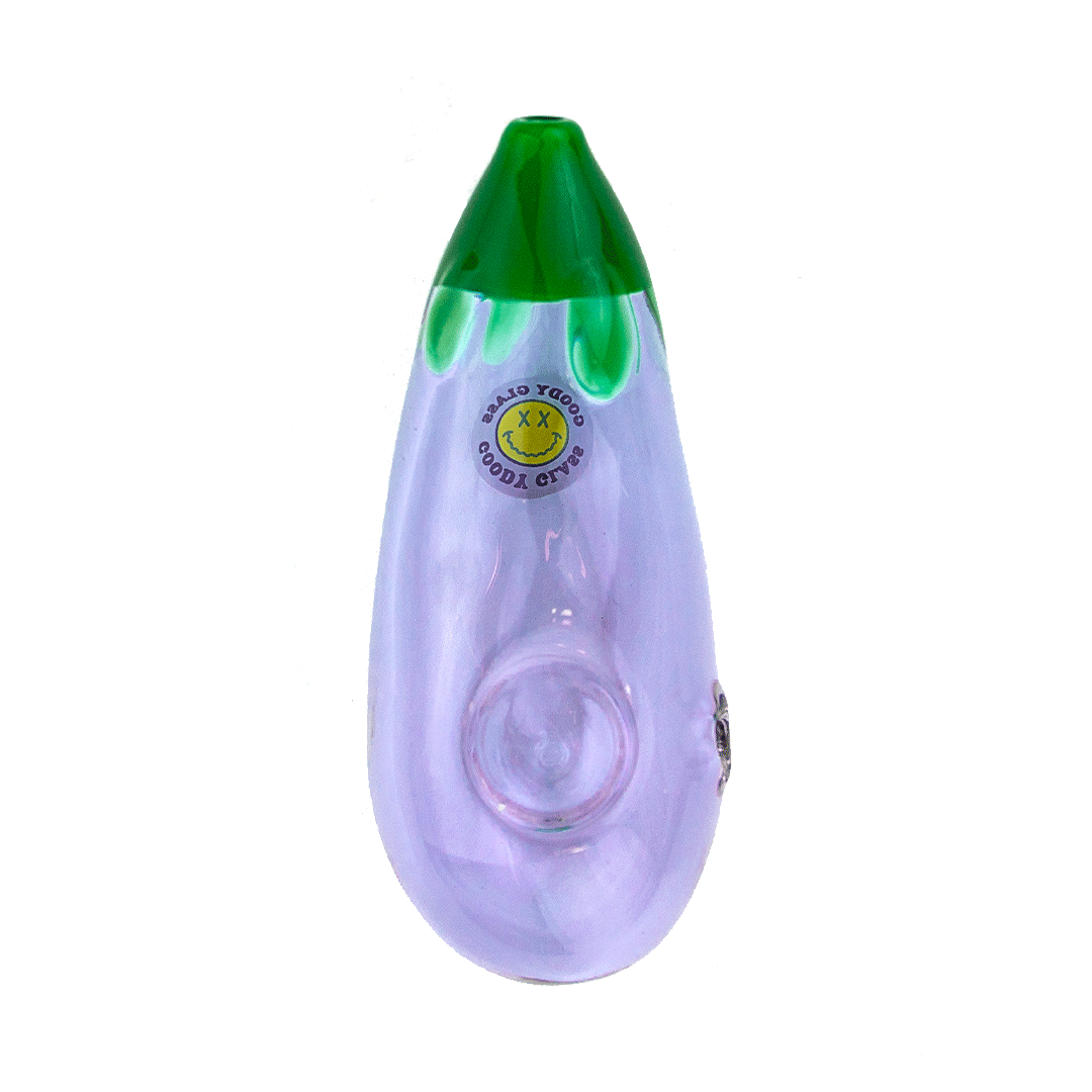 Goody Glass - Eggplant Hand Pipe