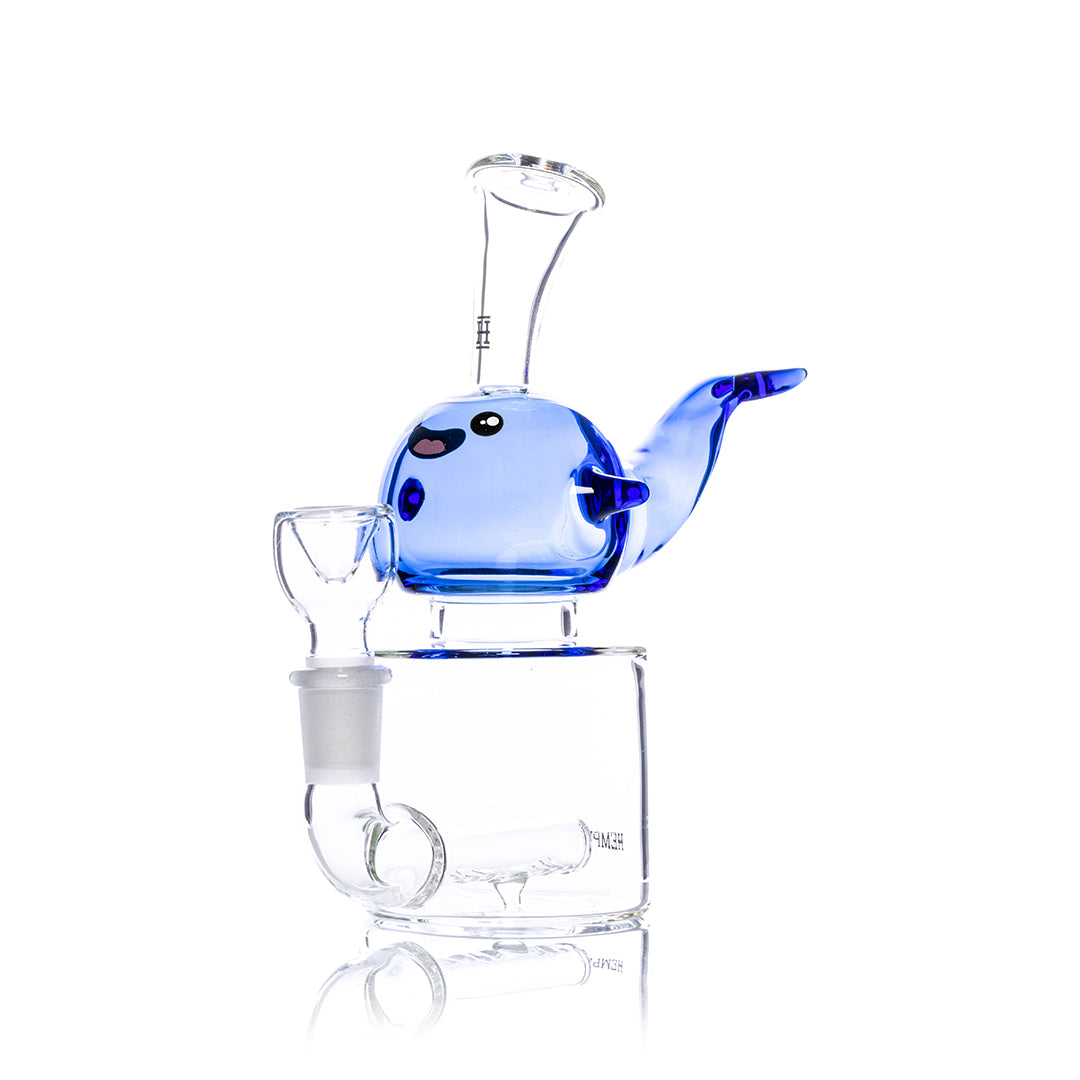 HEMPER- Blue Whale Bong 6.5"