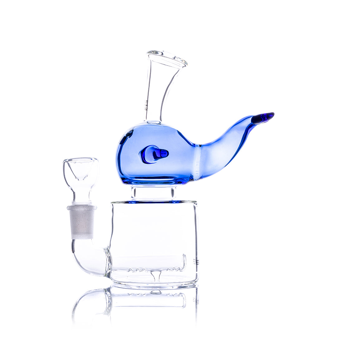 HEMPER- Blue Whale Bong 6.5"