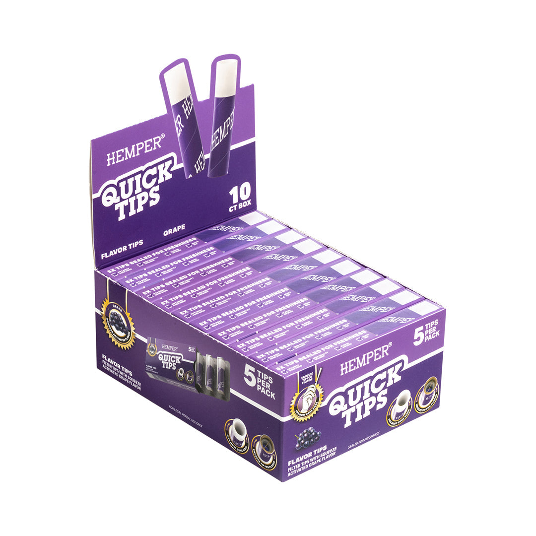 HEMPER - Grape Quick Tips - Display 10ct