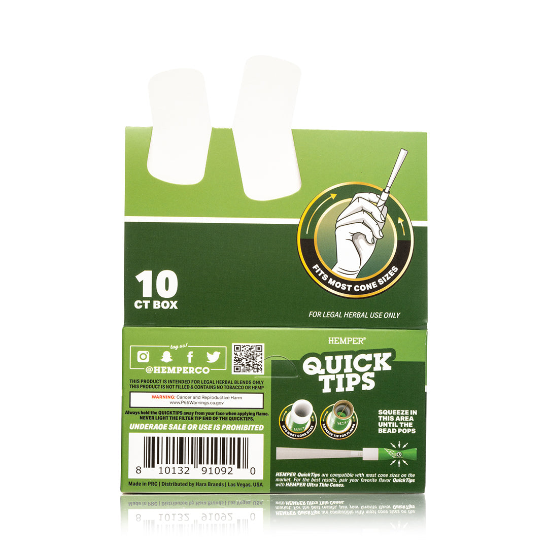 HEMPER - Mint Quick Tips - Display 10 Count