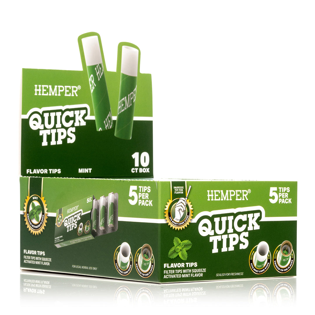 HEMPER - Mint Quick Tips - Display 10 Count