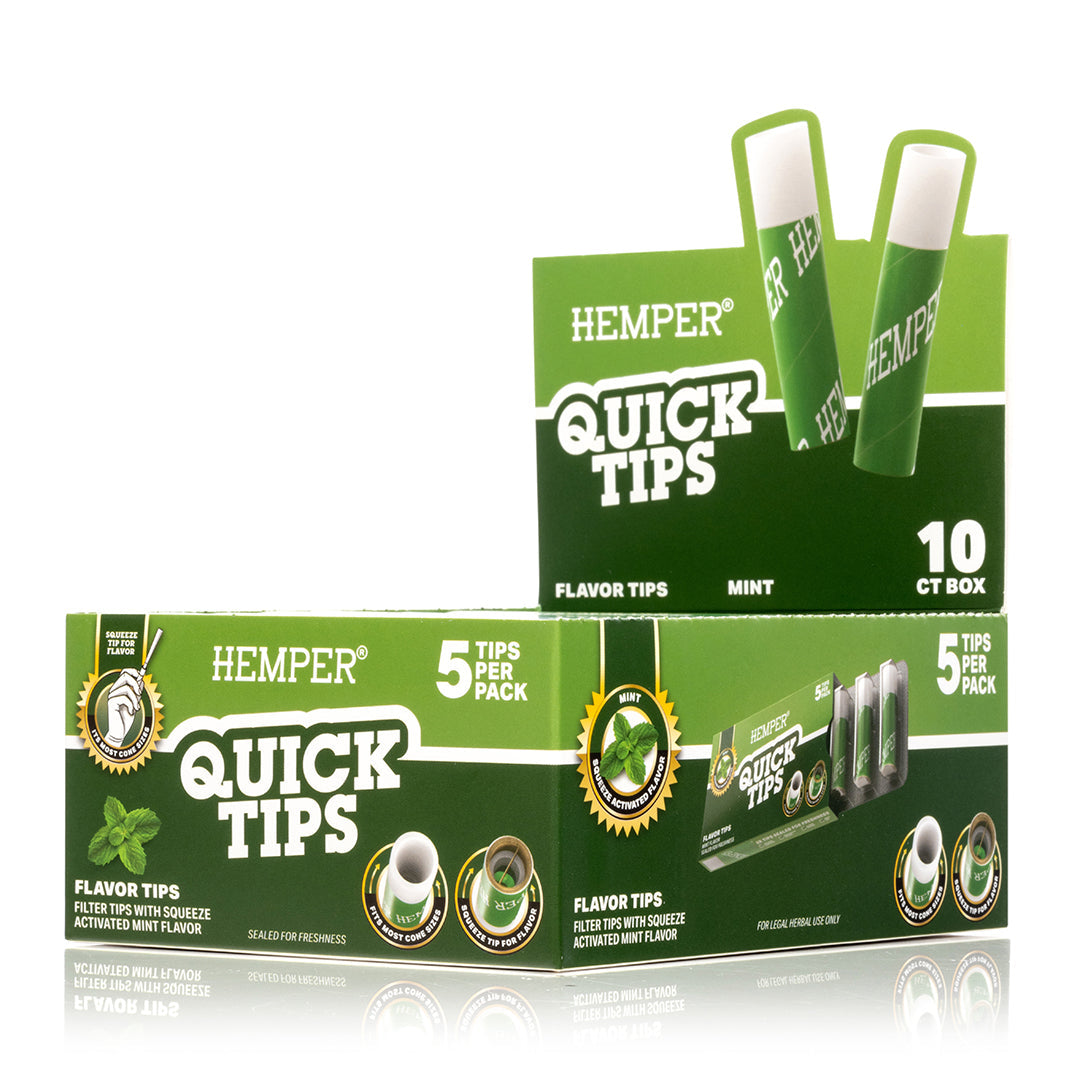 HEMPER - Mint Quick Tips - Display 10 Count