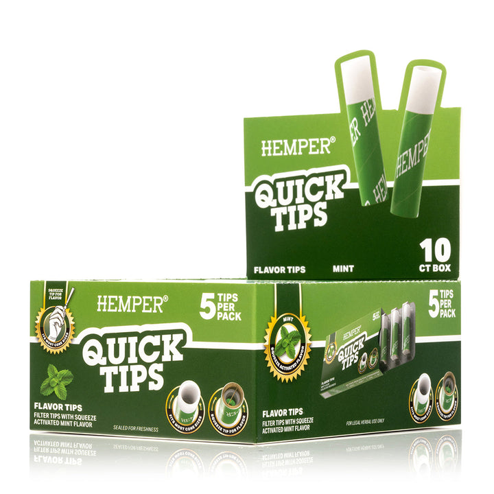 HEMPER - Mint Quick Tips - Display 10 Count