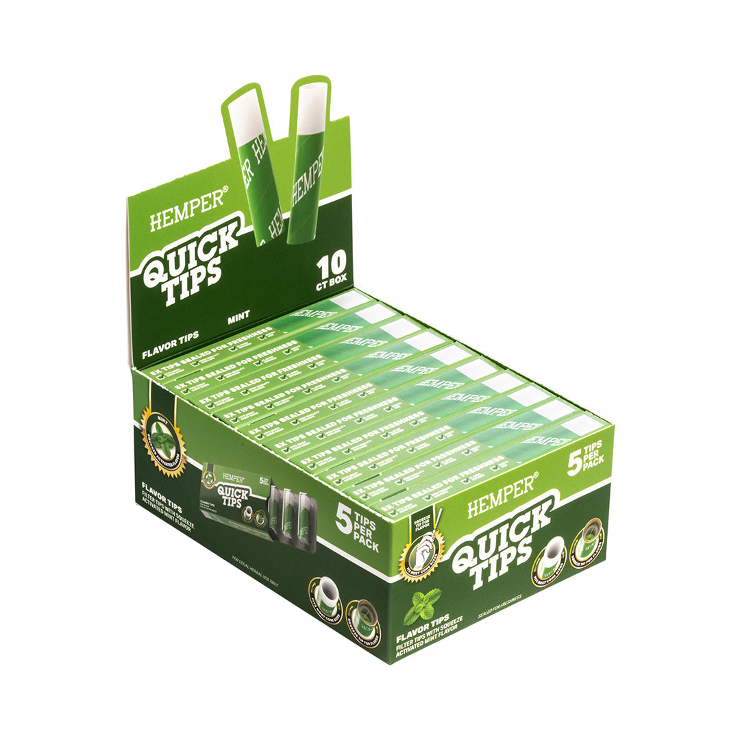 HEMPER - Mint Quick Tips - Display 10 Count