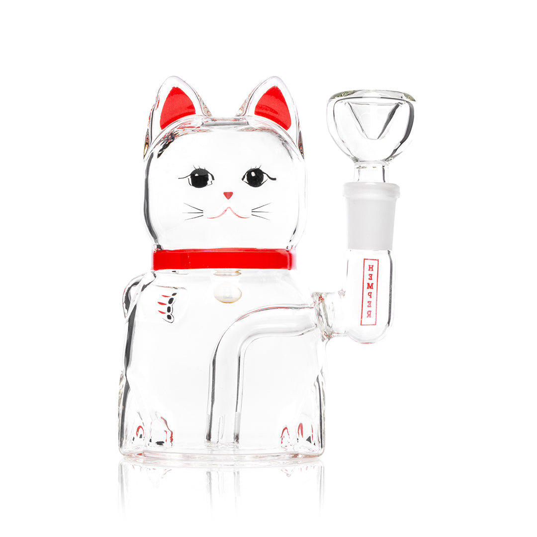 HEMPER - Lucky Money Cat Bong 5"