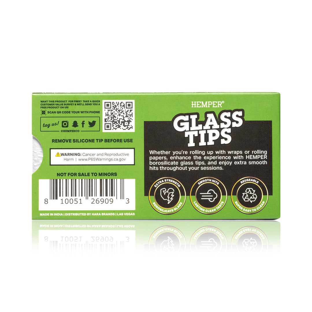 Glass Filter Tips 7mm | 5 Pack