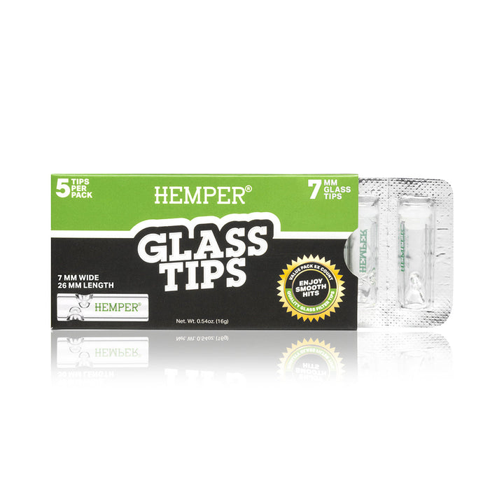 Glass Filter Tips 7mm | 5 Pack
