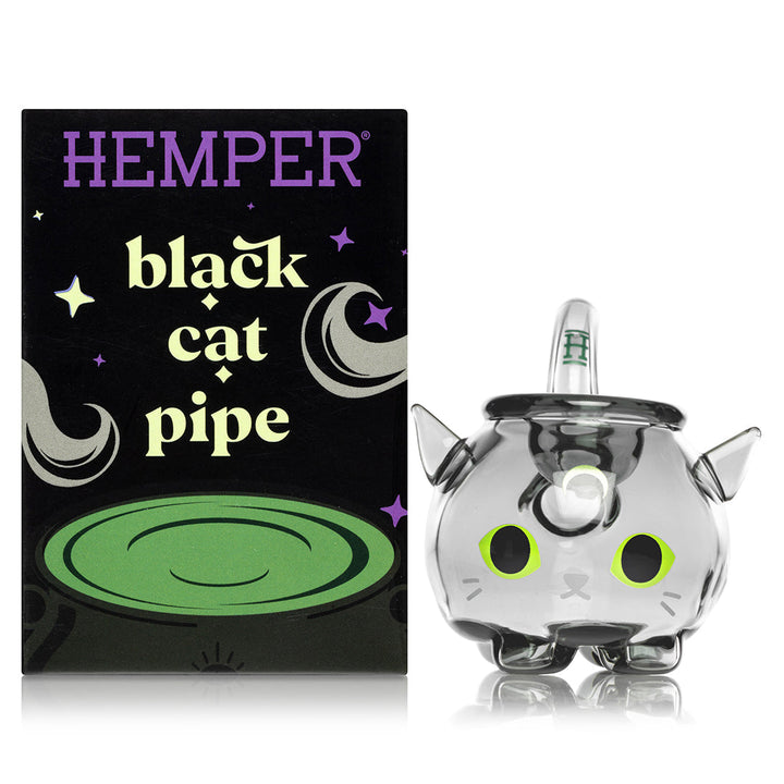HEMPER -Black Cat  Hand pipe 3"