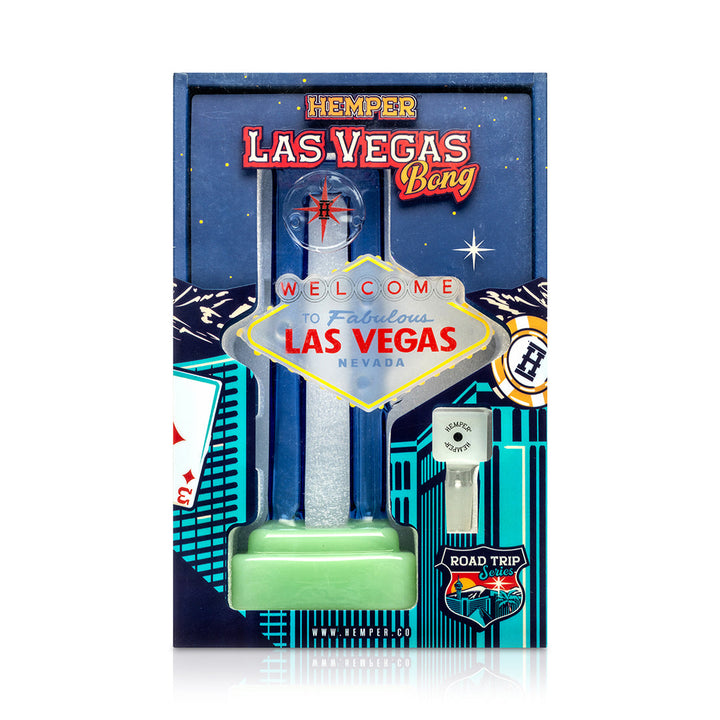 Las Vegas Sign XL Glass Bong 8.2 Inches
