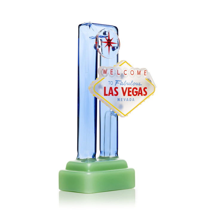 Las Vegas Sign XL Glass Bong 8.2 Inches