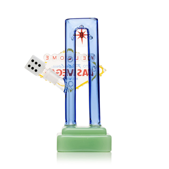 Las Vegas Sign XL Glass Bong 8.2 Inches