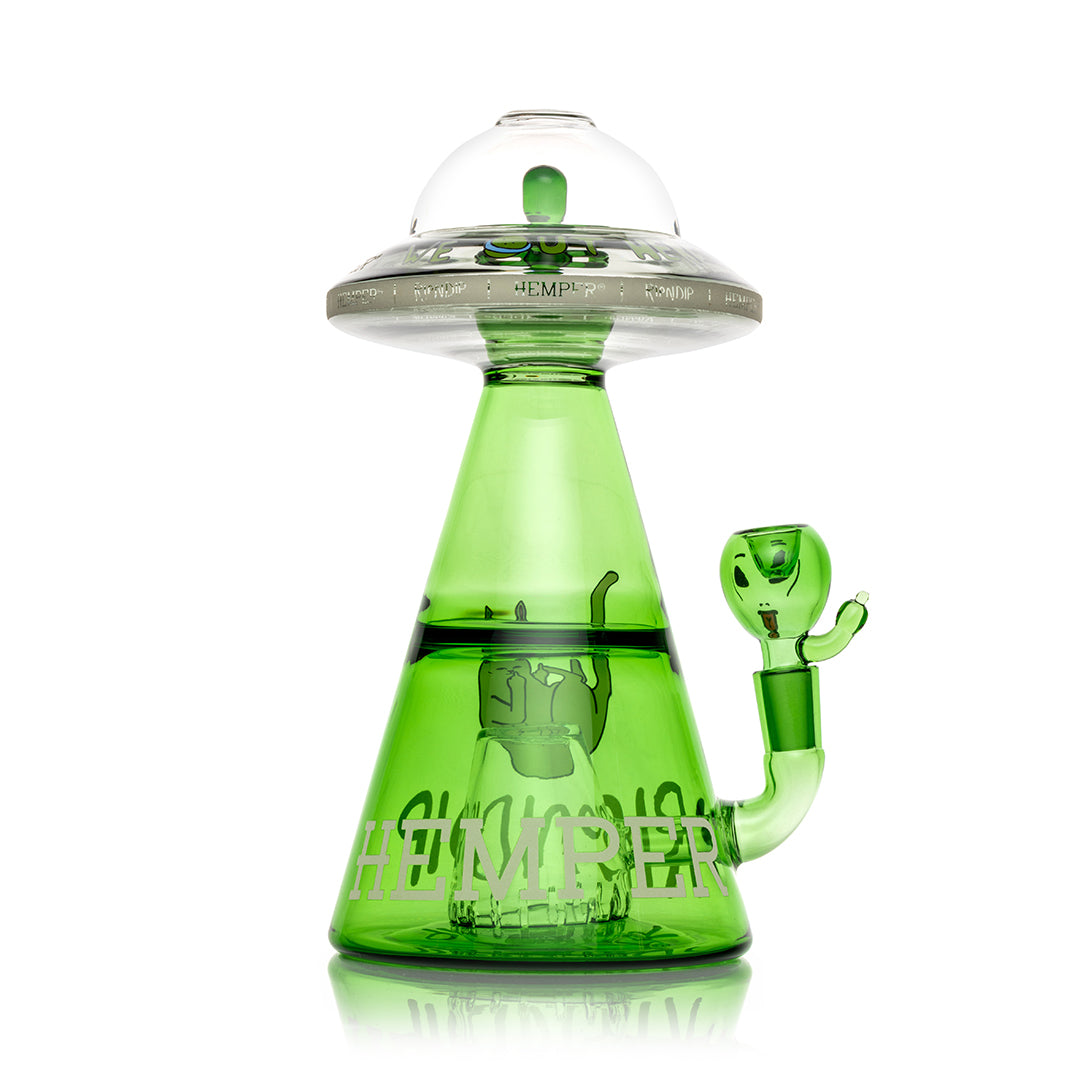RIPNDIP X HEMPER Lord Alien UFO Bong