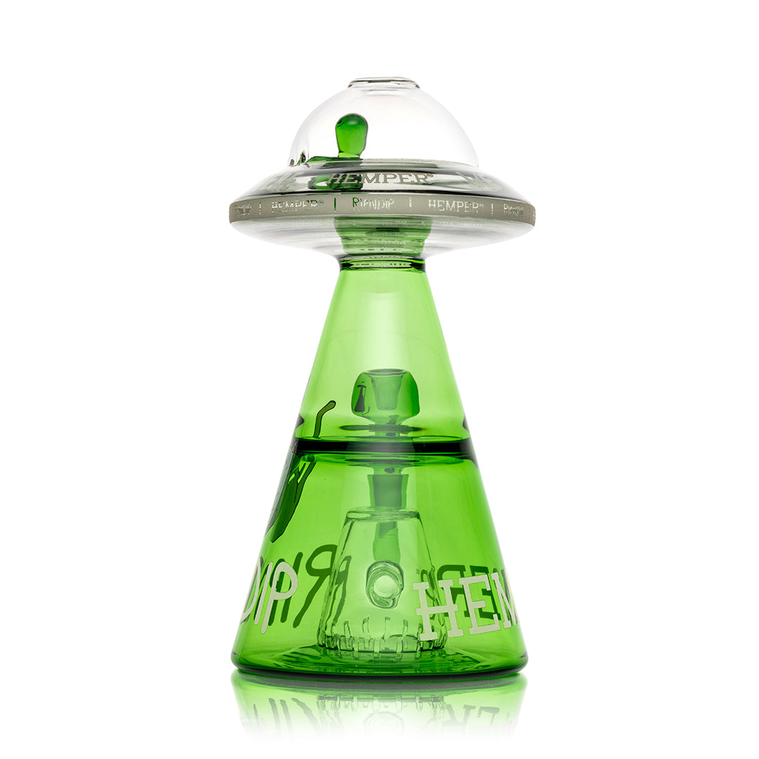 RIPNDIP X HEMPER Lord Alien UFO Bong
