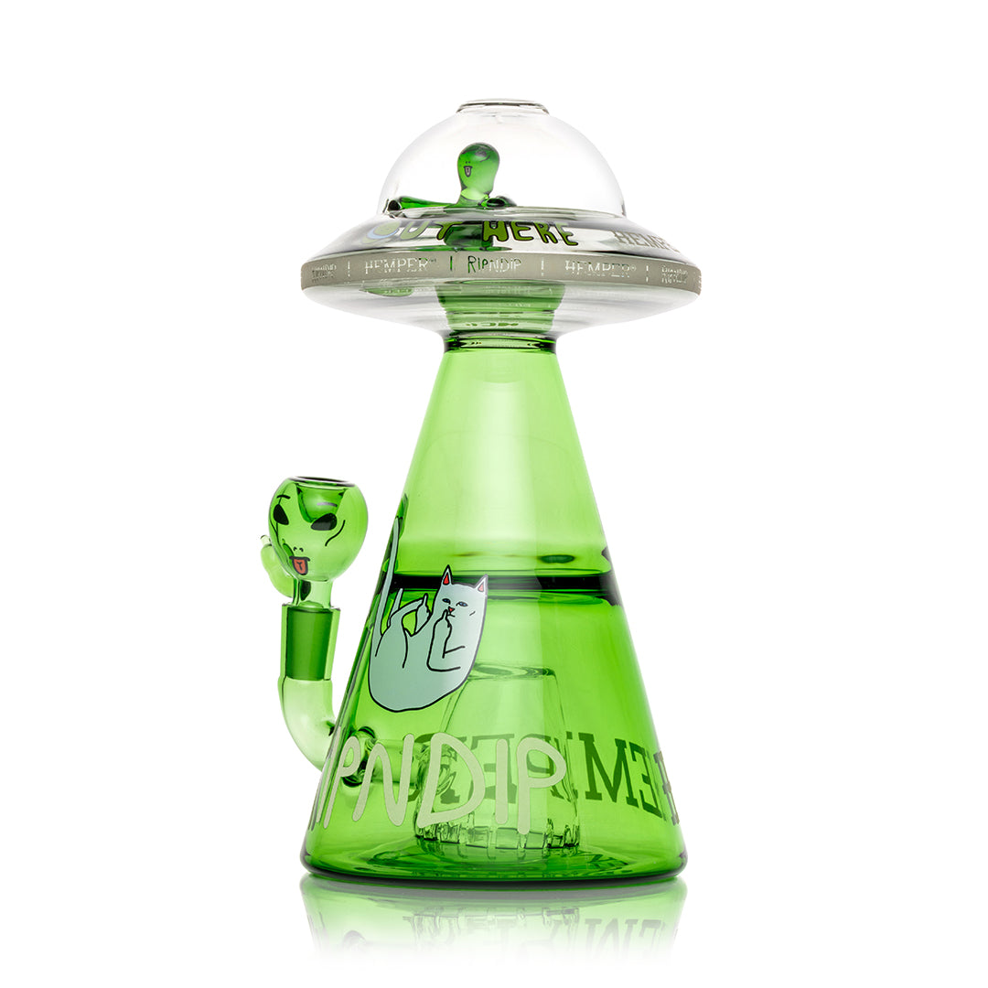 RIPNDIP X HEMPER Lord Alien UFO Bong