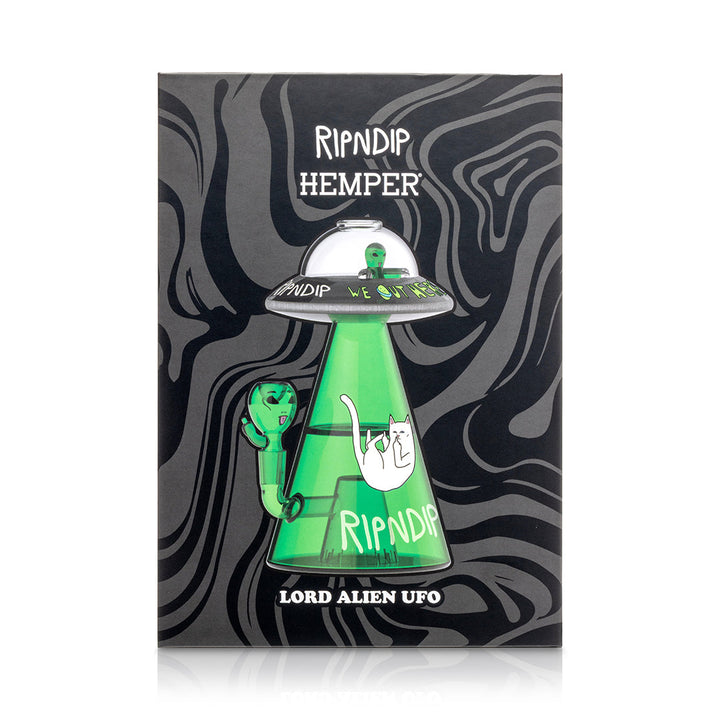 RIPNDIP X HEMPER Lord Alien UFO Bong