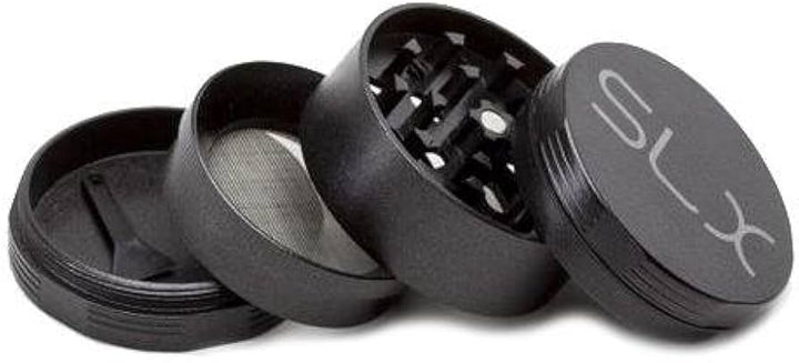SLX Grinder Aluminium Non Sticky 62 mm, Charcoal