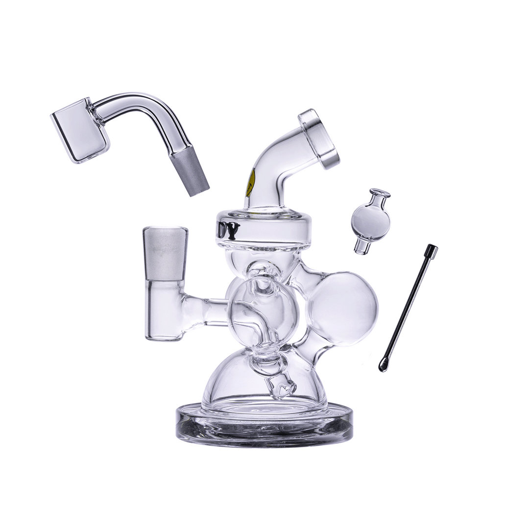 Goody Glass - Atom Mini Dab Rig 4-Piece Kit