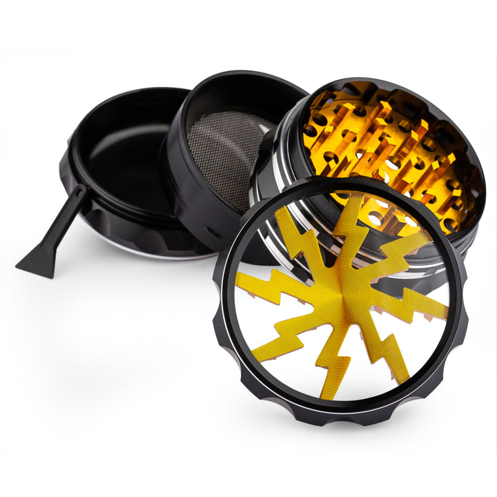 KOZO Grinder 63mm Gold Lightning