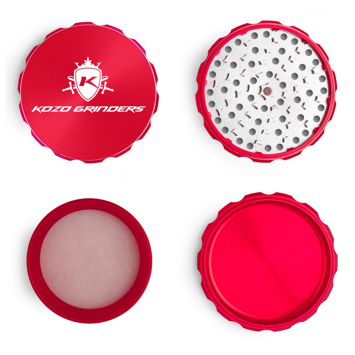 KOZO Grinder 101mm Red