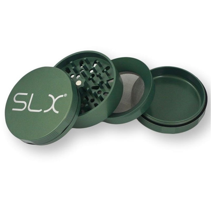 SLX Grinder Aluminium Non Sticky 88 mm, Leaf Green