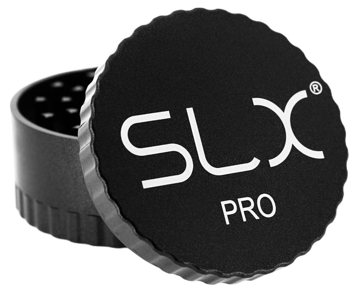 SLX Pro Grinder Aluminium Non Sticky 62 mm, Black