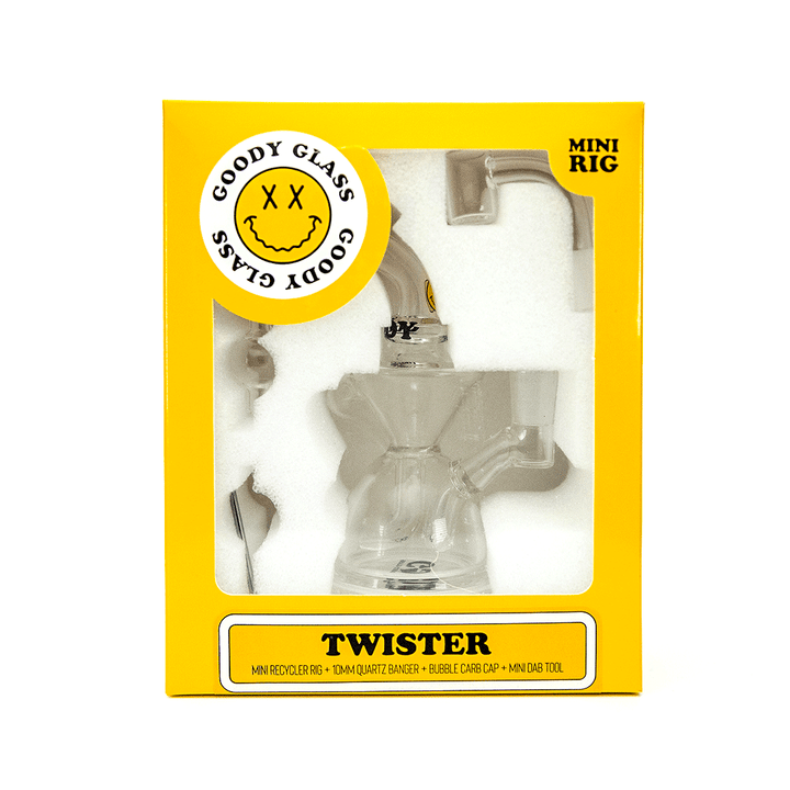 Goody Glass - Twister Mini Dab Rig 4-Piece Kit