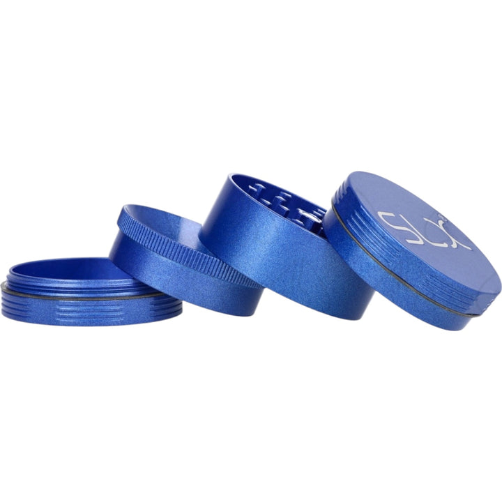 SLX Grinder Aluminium Non Sticky 88 mm, Ocean Blue