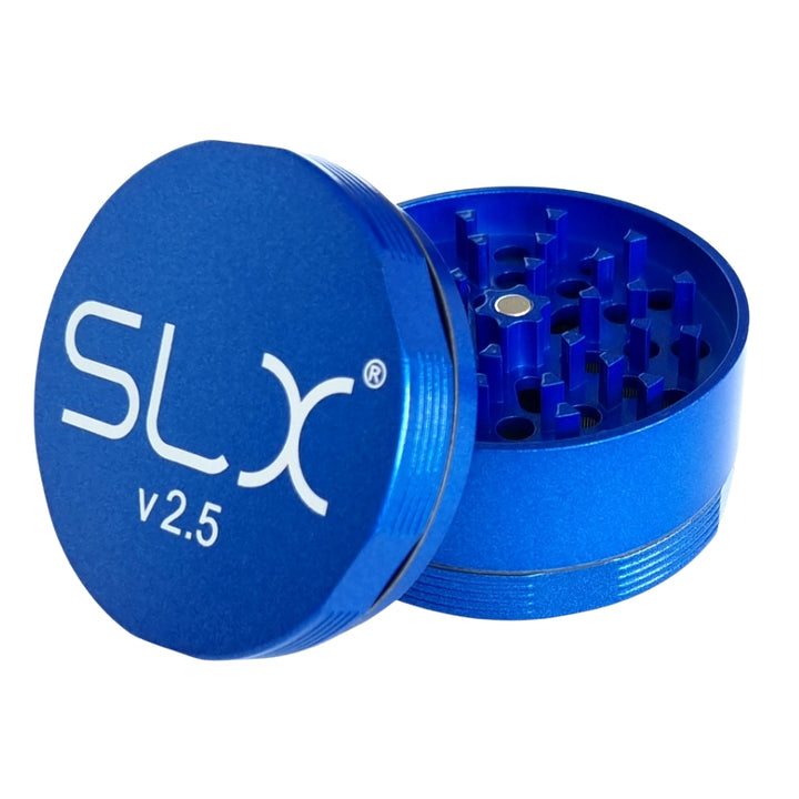 SLX Grinder Aluminium Non Sticky 62 mm, Ocean Blue